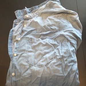 Button down denim shirt